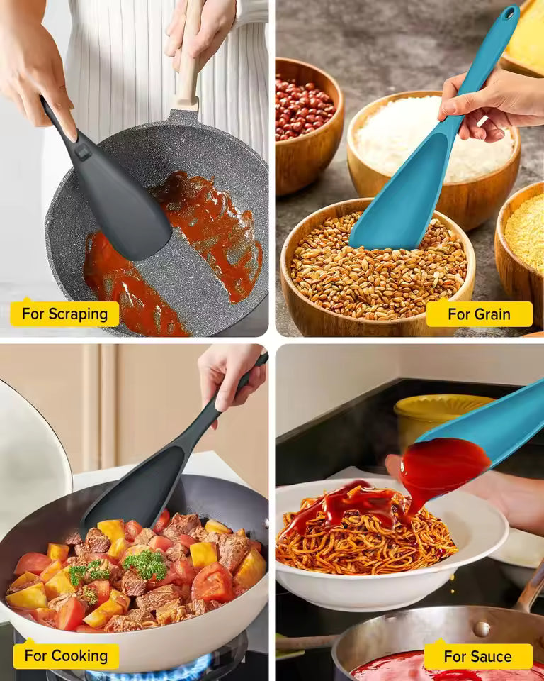 Pack of 2 Cooking Spoons for Non stick Cookware