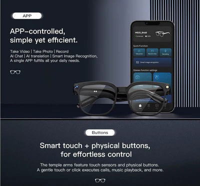 Smart AI Camera Glasses