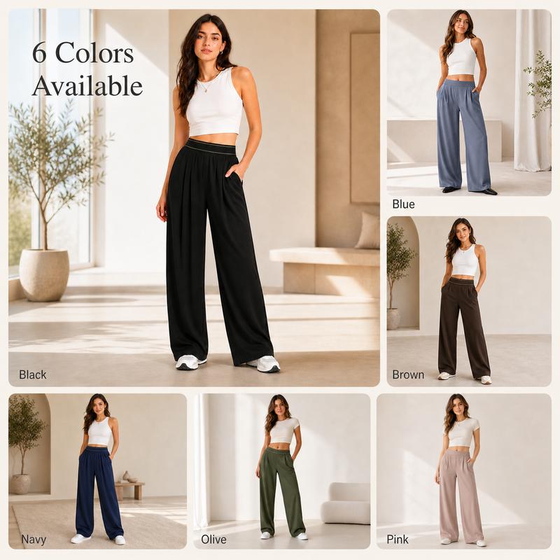 Women's High-Waisted Wide-Leg Sweatpants