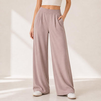 Women's High-Waisted Wide-Leg Sweatpants