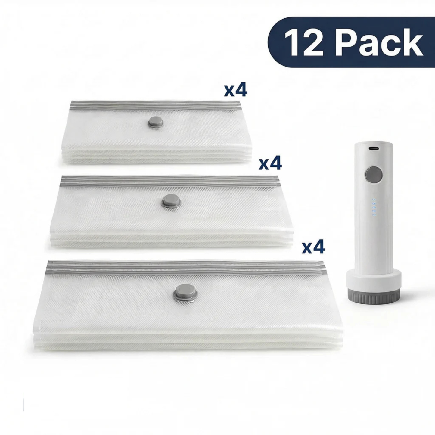 Divelic™  Wireless Travel Luggage Compression Bag Set