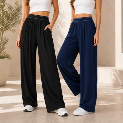 Women's High-Waisted Wide-Leg Sweatpants