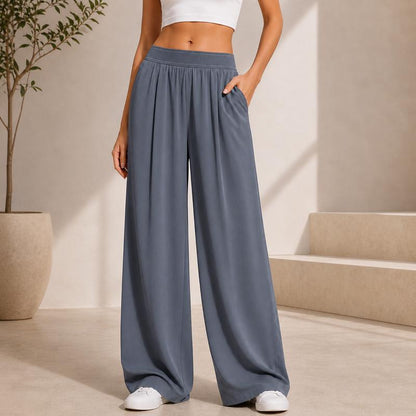 Women's High-Waisted Wide-Leg Sweatpants