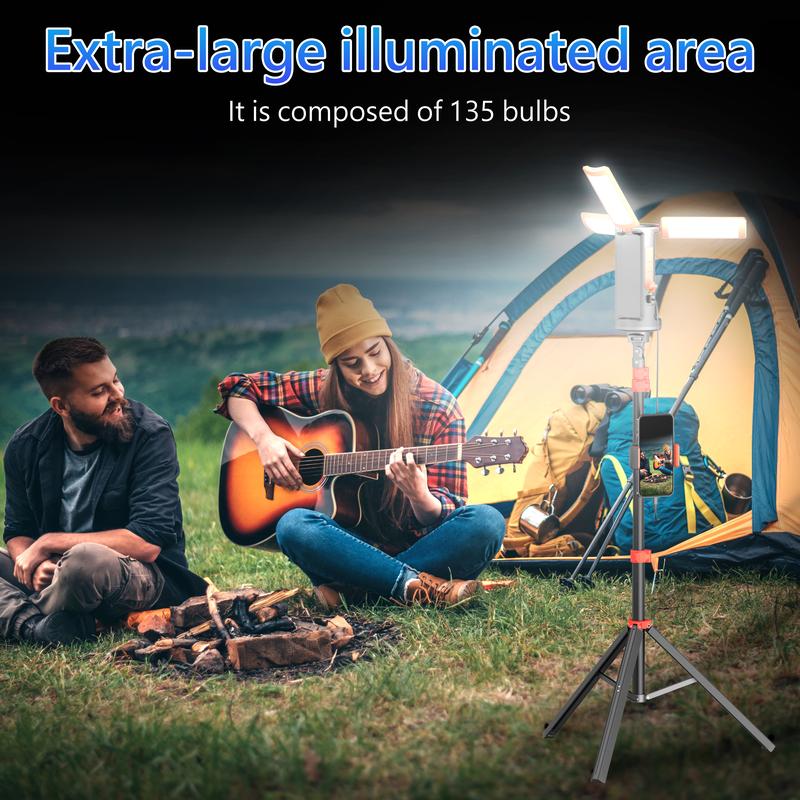 3-Head LED Camping Light