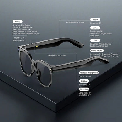 Smart AI Camera Glasses