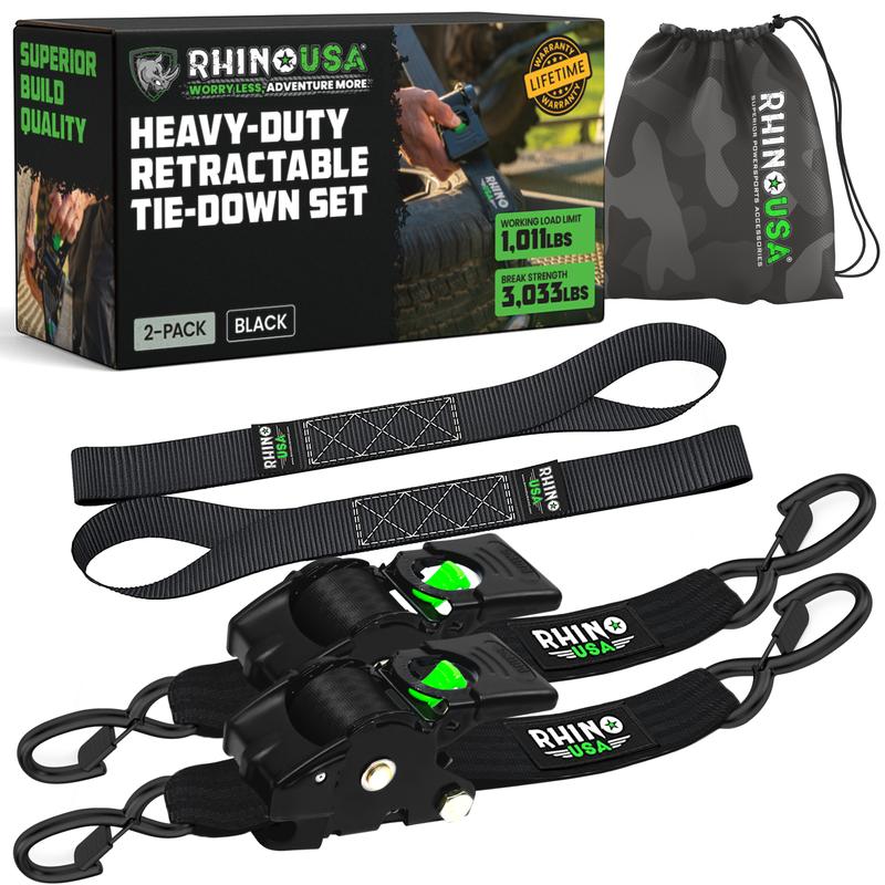 Premium Retractable Tie-Down Straps for Heavy Loads