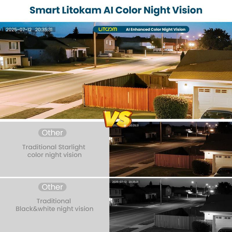 Magnetic Crystal-clear security camera 🎥 Colour Night Vision