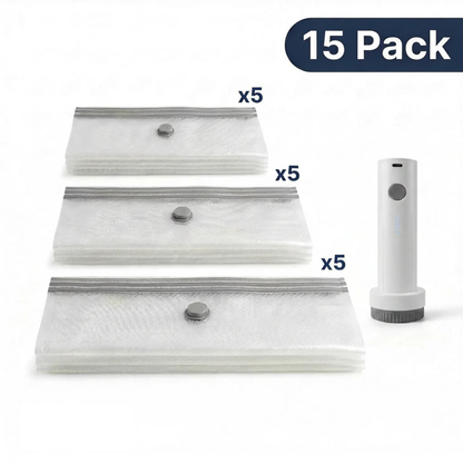 Divelic™  Wireless Travel Luggage Compression Bag Set