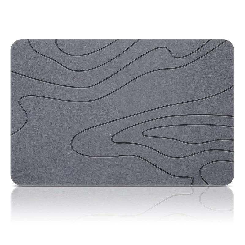 Diatomite Stone Bath Mat – Fast Water Absorption & Instant Dry Bathroom Rug