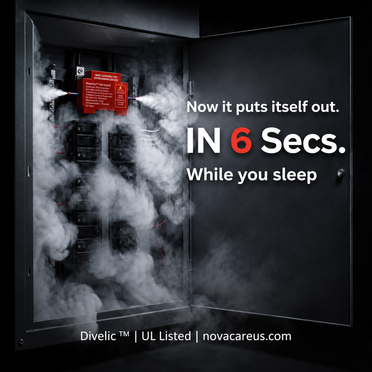 Divelic™ Fire Guard — Automatic Fire Suppression Device