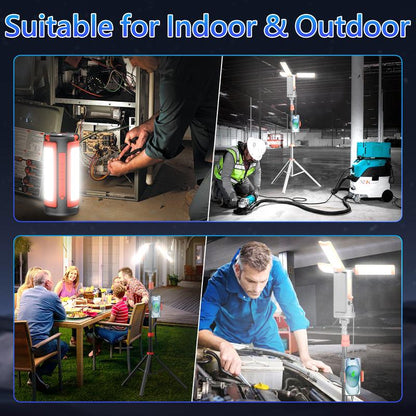 3-Head LED Camping Light