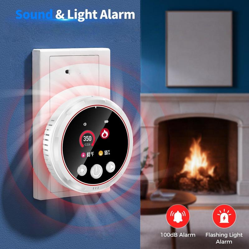 Portable Mini Air Quality Monitor CO Gas Detector For Home Outdoor Use