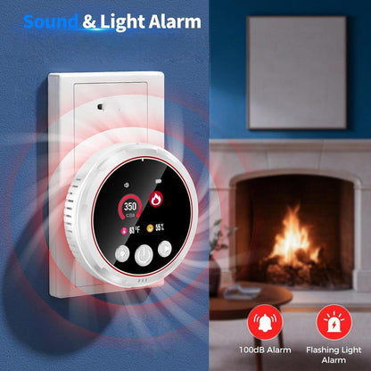 Portable Mini Air Quality Monitor CO Gas Detector For Home Outdoor Use