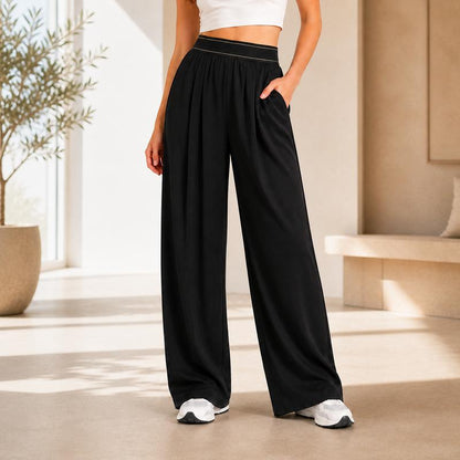 Women's High-Waisted Wide-Leg Sweatpants