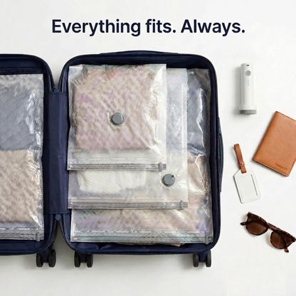 Divelic™  Wireless Travel Luggage Compression Bag Set