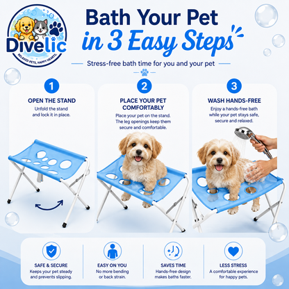 Pet Bath & Grooming Stand