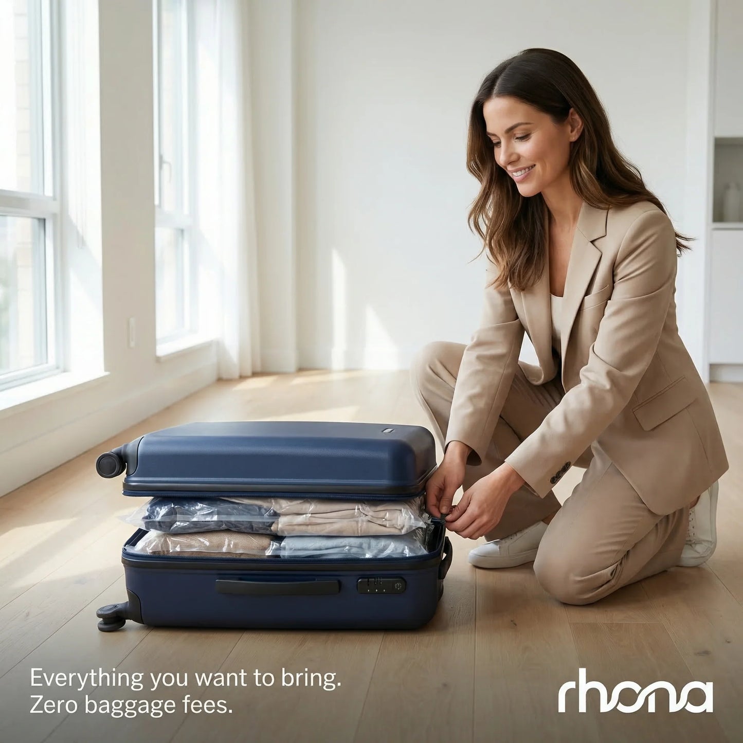 Divelic™  Wireless Travel Luggage Compression Bag Set