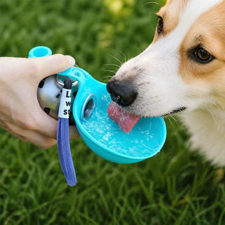Divelic™ 2-in-1 Portable Dog & Cat Water Bottle
