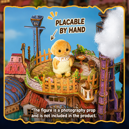 Howl's Moving Castle Wooden Puzzle