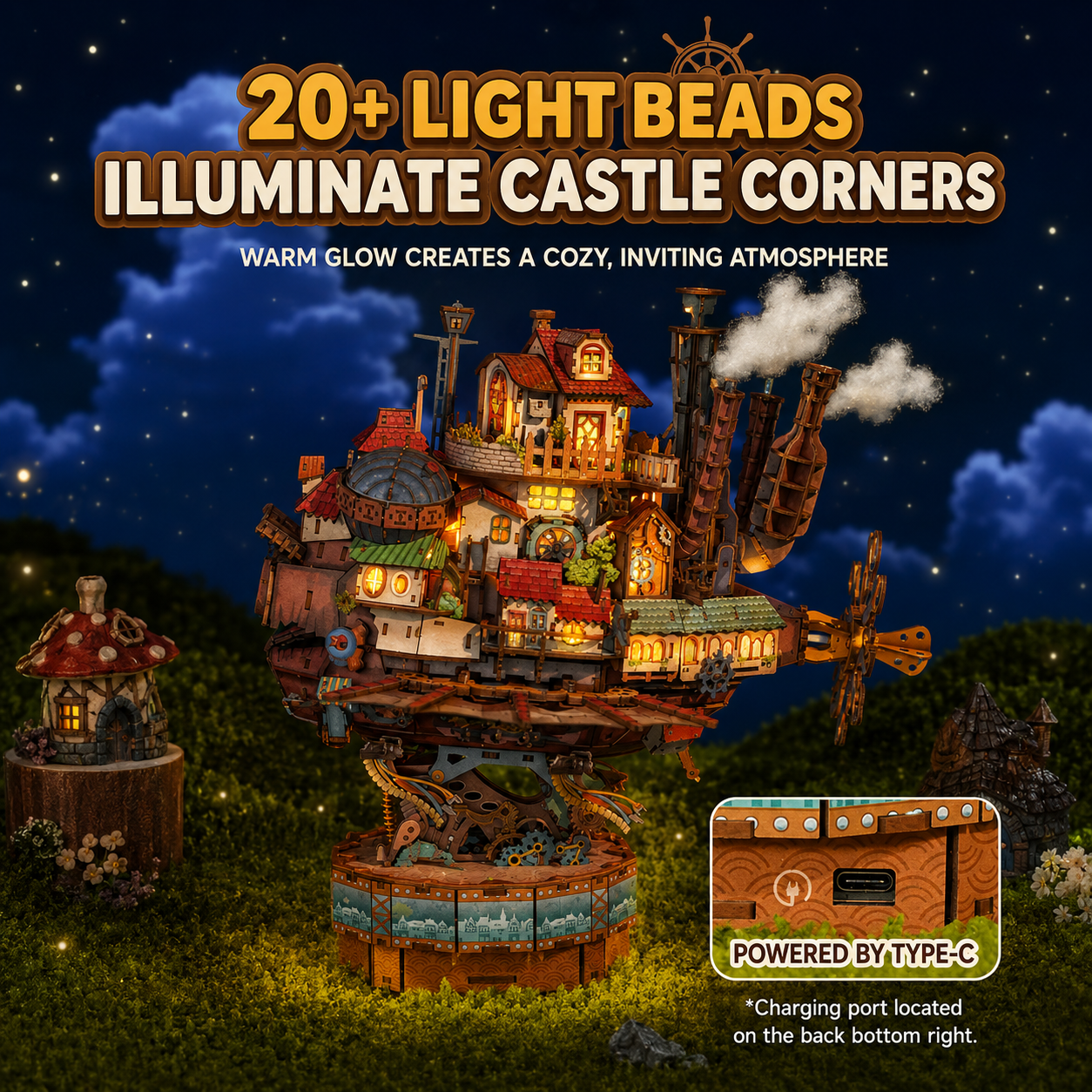 Howl's Moving Castle Wooden Puzzle