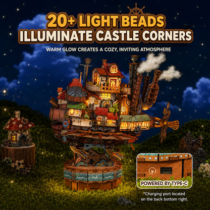 Howl's Moving Castle Wooden Puzzle
