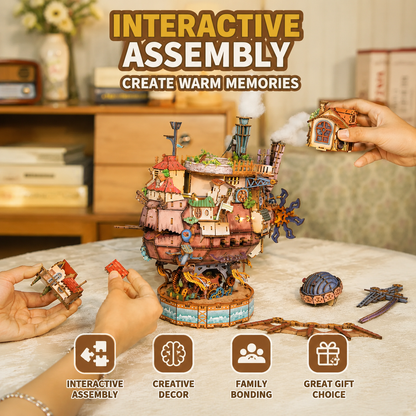 Howl's Moving Castle Wooden Puzzle
