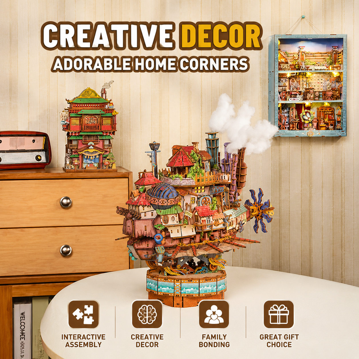 Howl's Moving Castle Wooden Puzzle