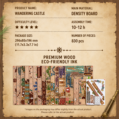 Howl's Moving Castle Wooden Puzzle