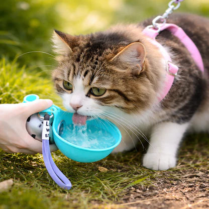 Divelic™ 2-in-1 Portable Dog & Cat Water Bottle