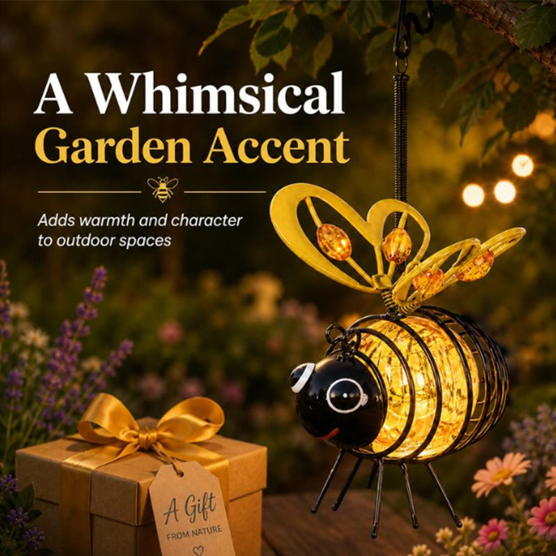 Solar Bee LED Hanging Light