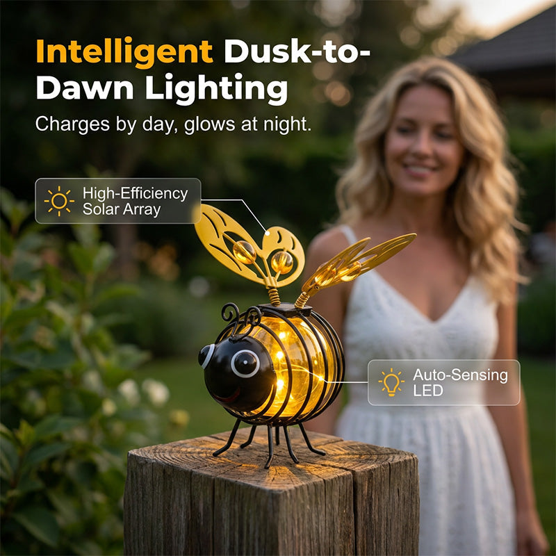 Solar Bee LED Hanging Light
