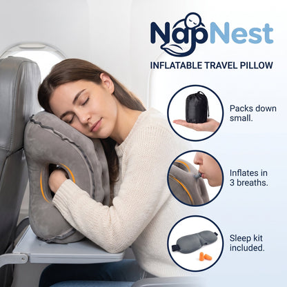 Inflatable Travel Pillow