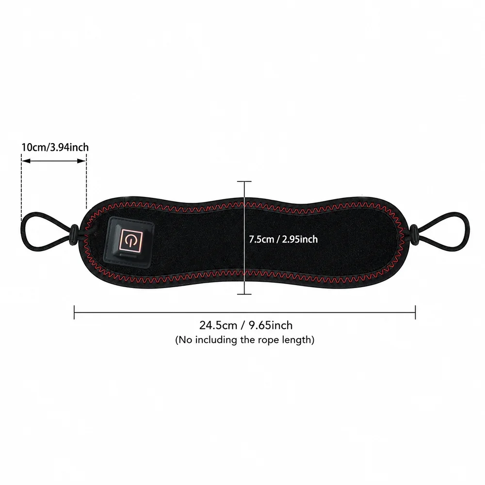 Rechargeable Heated Nose Warmer with Red Light | 3 Heat Settings