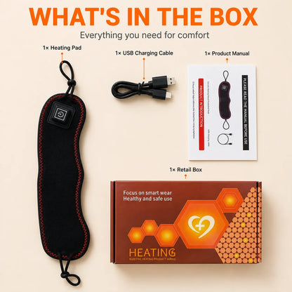 Rechargeable Heated Nose Warmer with Red Light | 3 Heat Settings