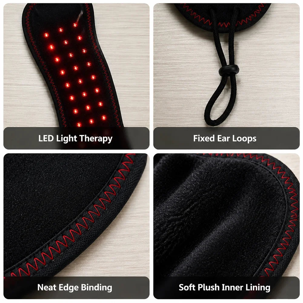 Rechargeable Heated Nose Warmer with Red Light | 3 Heat Settings