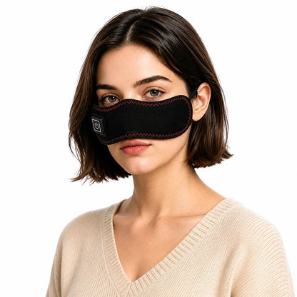 Rechargeable Heated Nose Warmer with Red Light | 3 Heat Settings