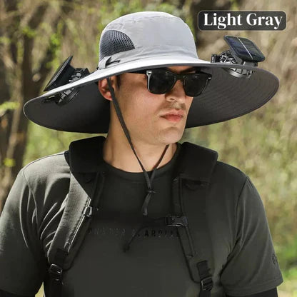 Divelic FanHat™ Solar-Powered Cooling Hat