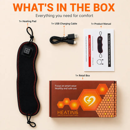 Rechargeable Heated Nose Warmer with Red Light | 3 Heat Settings