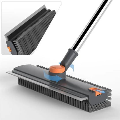 Long Handle 3-in-1 Bathroom Floor Scrub Brush