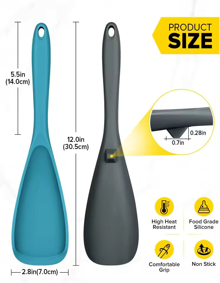 Pack of 2 Cooking Spoons for Non stick Cookware