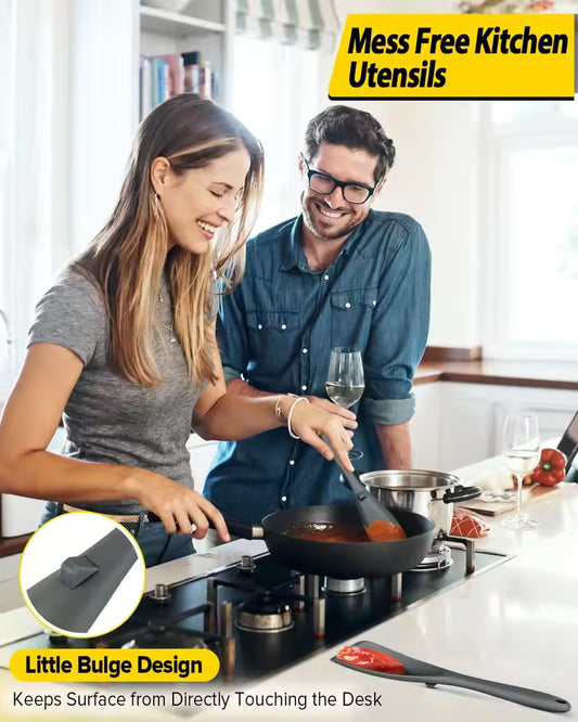 Pack of 2 Cooking Spoons for Non stick Cookware