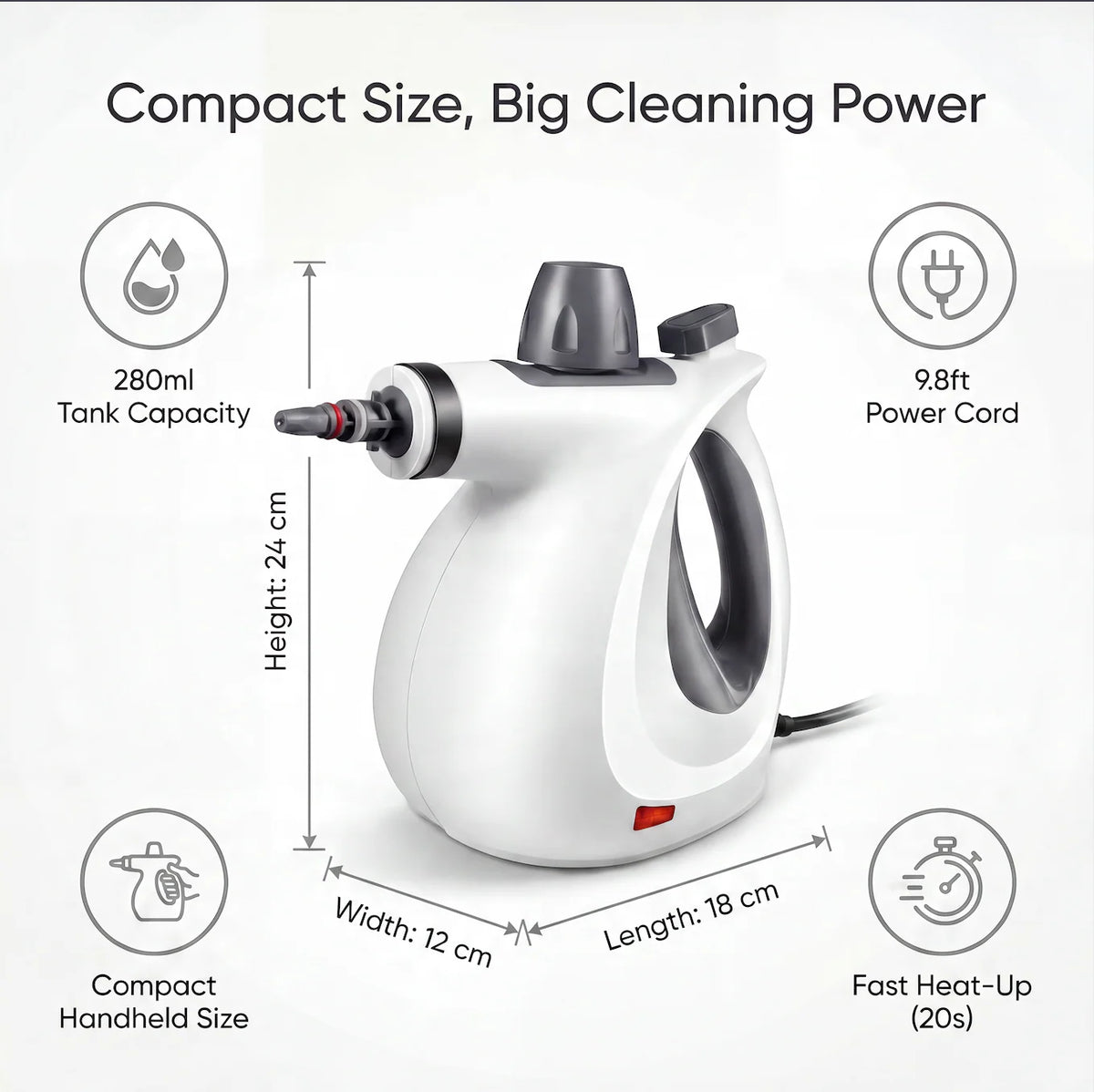 The Handheld Steam Cleaner