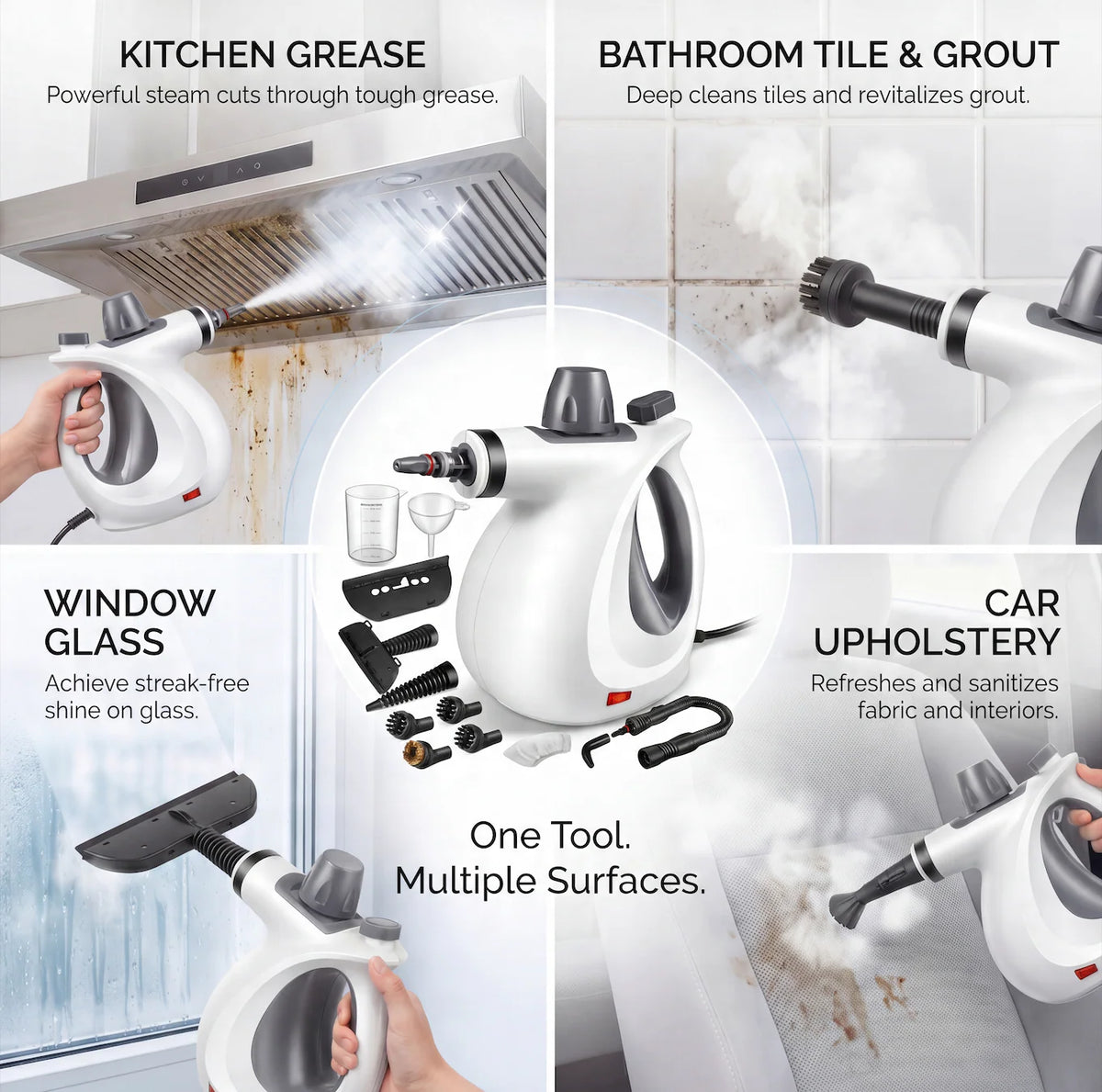 The Handheld Steam Cleaner
