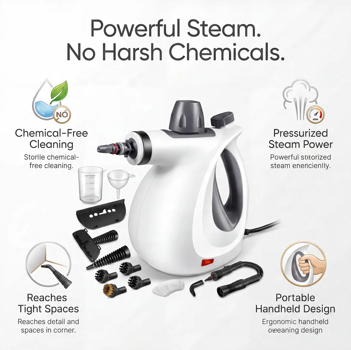 The Handheld Steam Cleaner