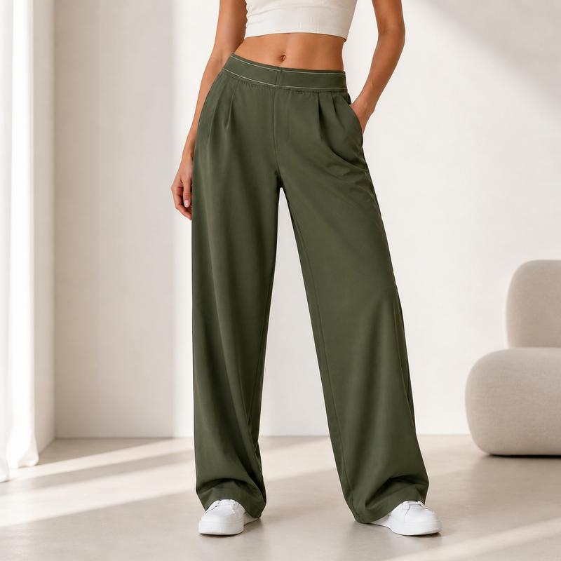 Women's High-Waisted Wide-Leg Sweatpants
