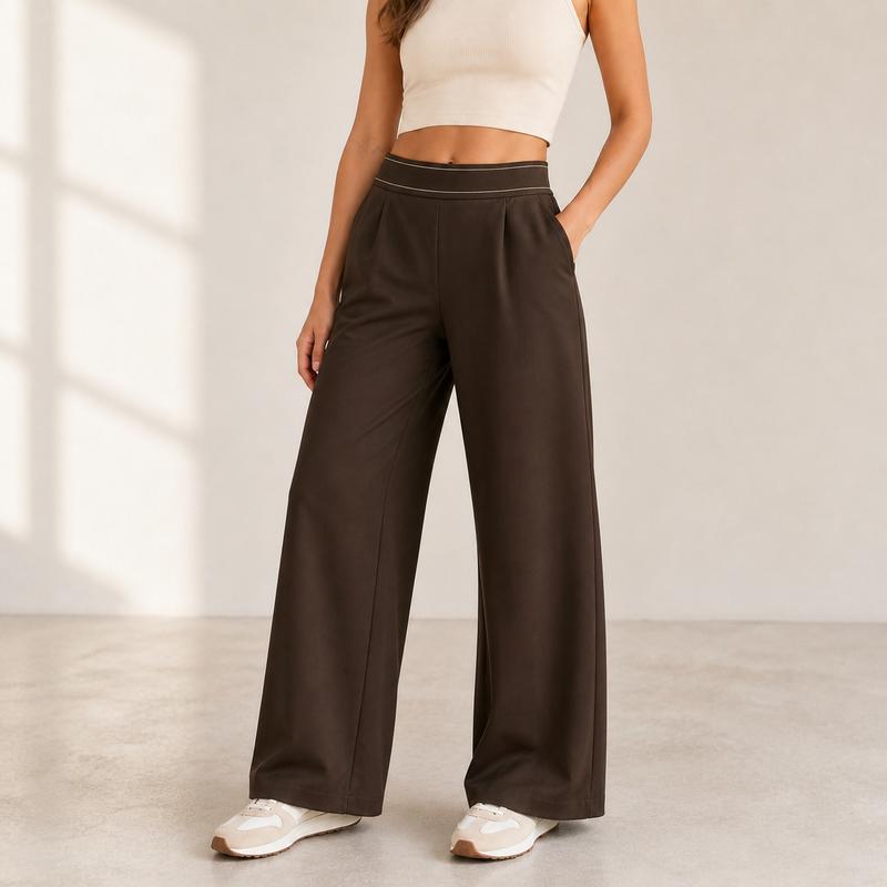 Women's High-Waisted Wide-Leg Sweatpants