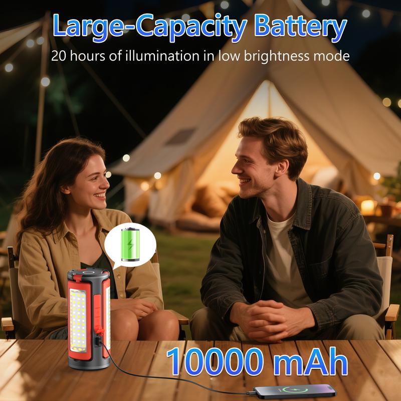 3-Head LED Camping Light
