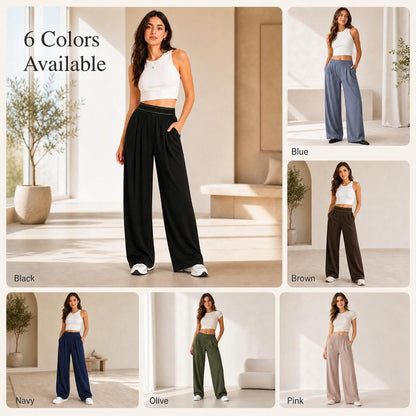 Women's High-Waisted Wide-Leg Sweatpants