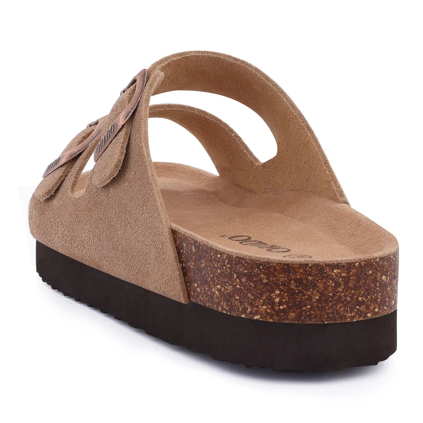 ORADO SAND DUAL BUCKLE COMFORT SLIDE