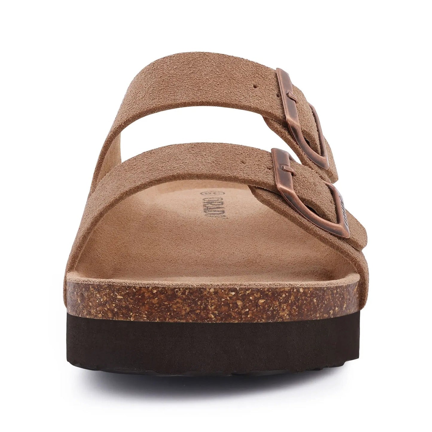 ORADO SAND DUAL BUCKLE COMFORT SLIDE